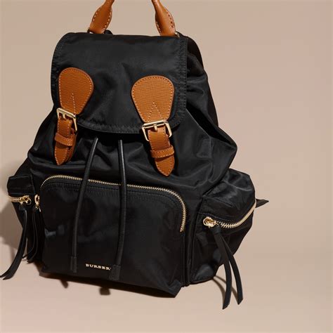 burberry rudsak medium backpack|BURBERRY Nylon Medium Rucksack Backpack Black.